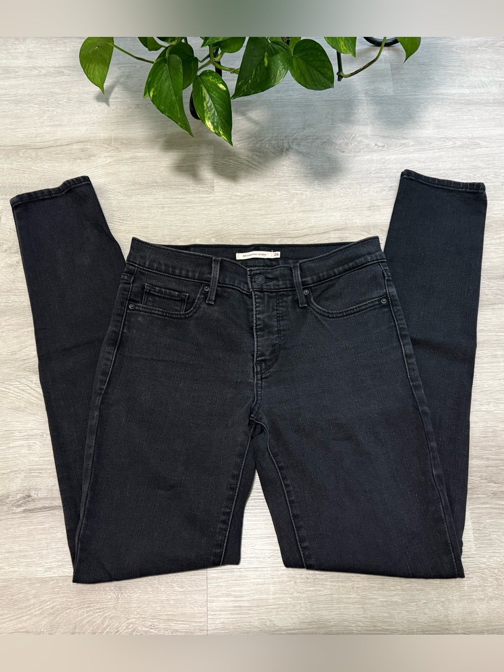 Levi's 311 Shaping Skinny Jeans-Faded Black Wash
